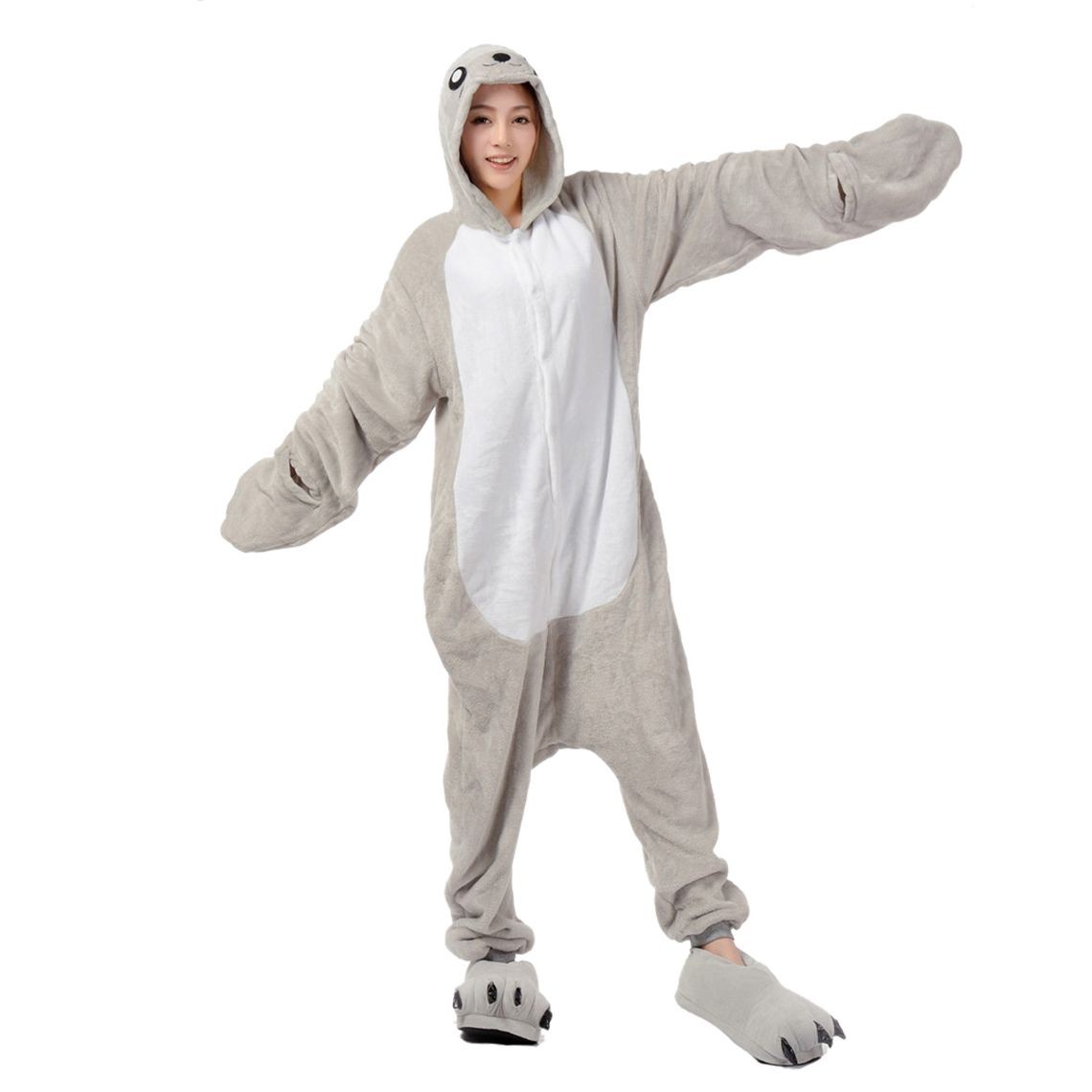 Seal Kigurumi Onesie Unisex Flannel Pajamas