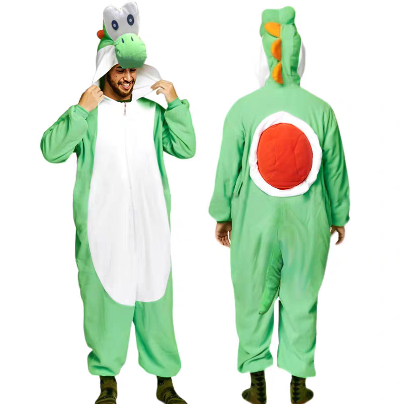 Yoshi Adult Onesie Monsters Inc Costume Adult Yoshi Kigurumi Onesie Costume  Pink
