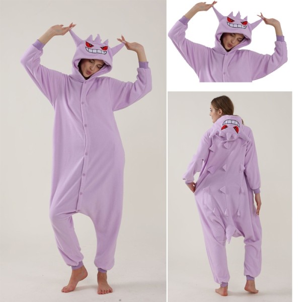 Light Purple Gengar Onesie Kigurum