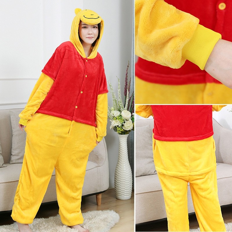 Winnie The Pooh Kigurumi Onesie Unisex Animal Pajamas