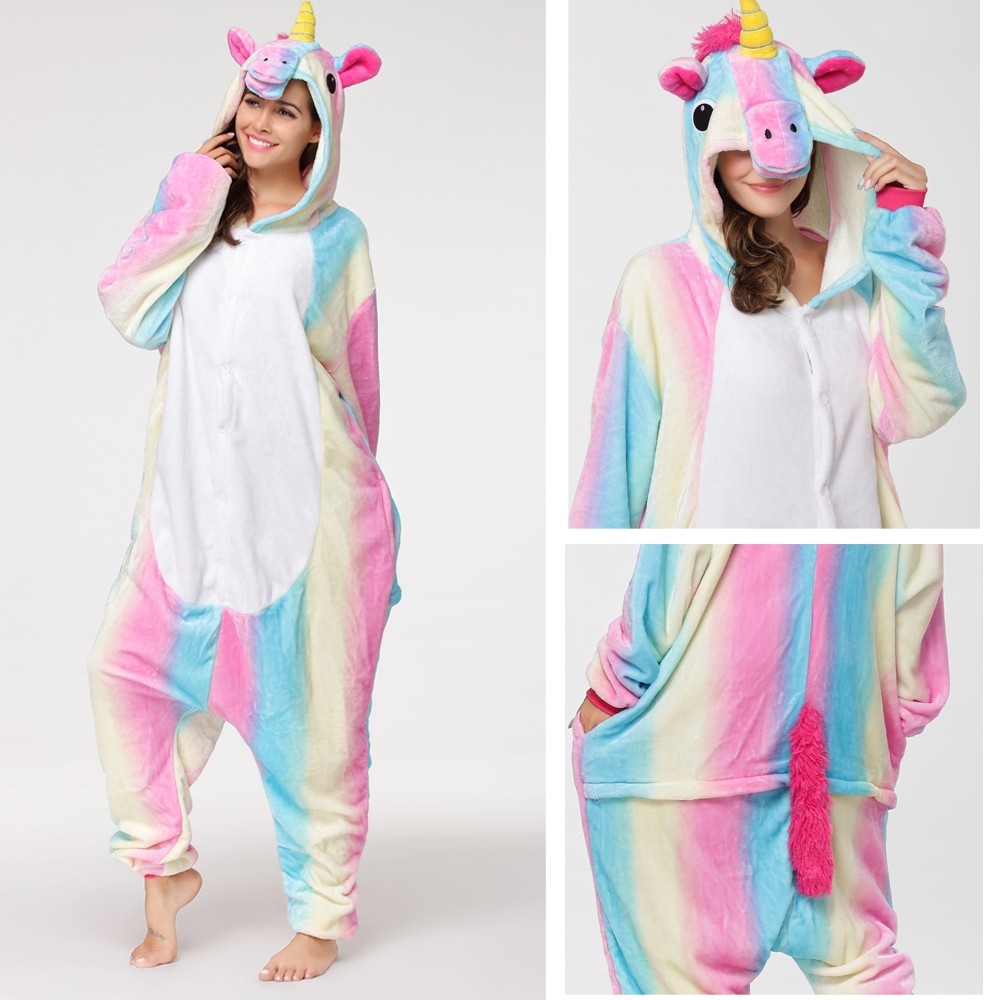 Blue Rabbit Bunny Onesie Pajamas Animal Kigurumi For Kids