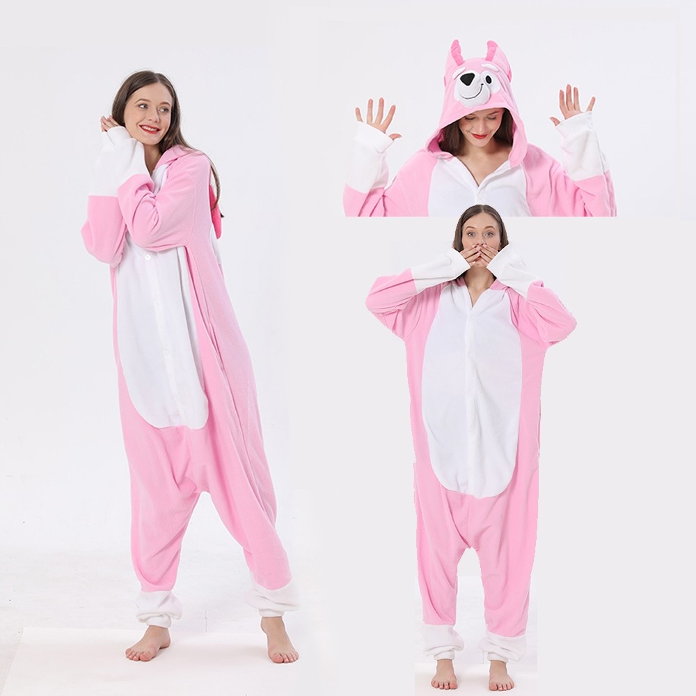 Anime Cartoon Kigurumi Onesie Couples Pajama Costume For Adult