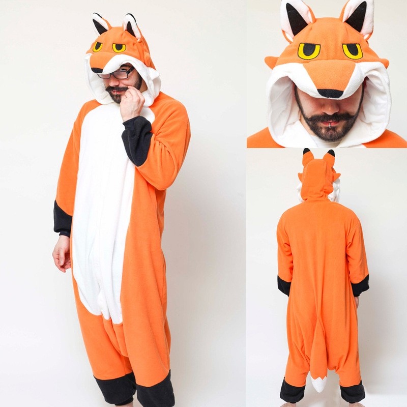 Mister Fox  Kigurumi Animal Onesie Pajamas For Men & Women