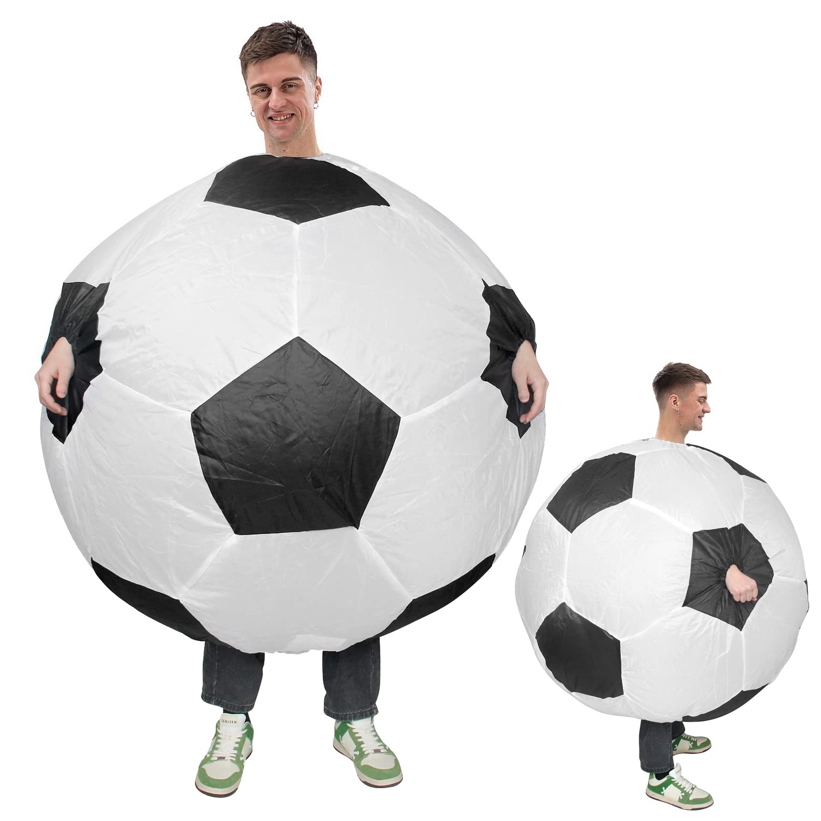 Halloween Inflatable Costume Blow Up Sports Football Inflatable Suit