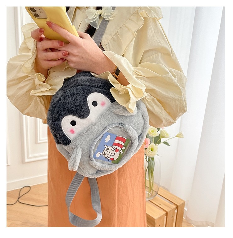 Cute Ins Penguin Plush Doll Backpack For Kids and Teens Gift