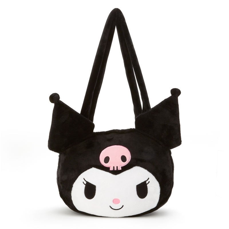 Lovely Kuromi Plush Stuffed Cartoon Animal Shoulder Bag
