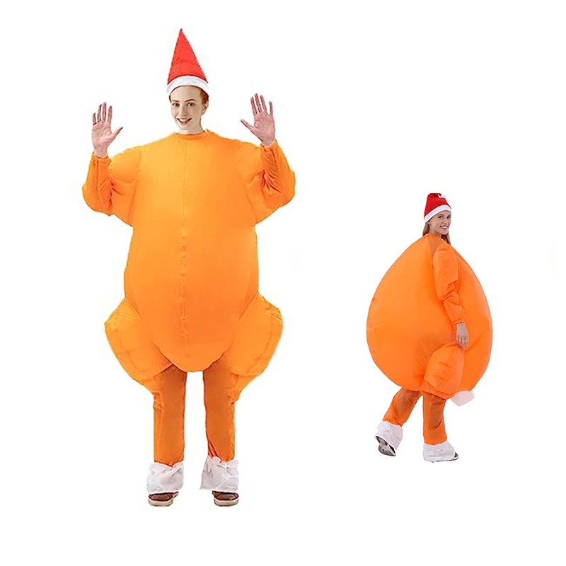 Inflatable Thanksgiving Turkey Costume Blow Up Funny Halloween Costumes For Kids