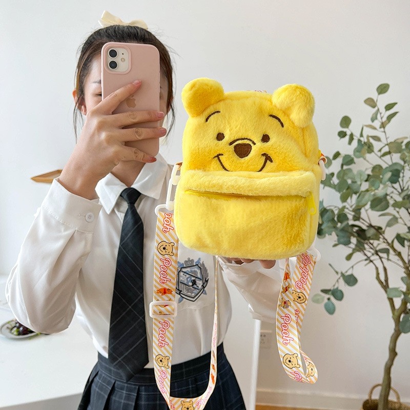 Winnie Pooh Bear Plush Backpack For Kids and Teens