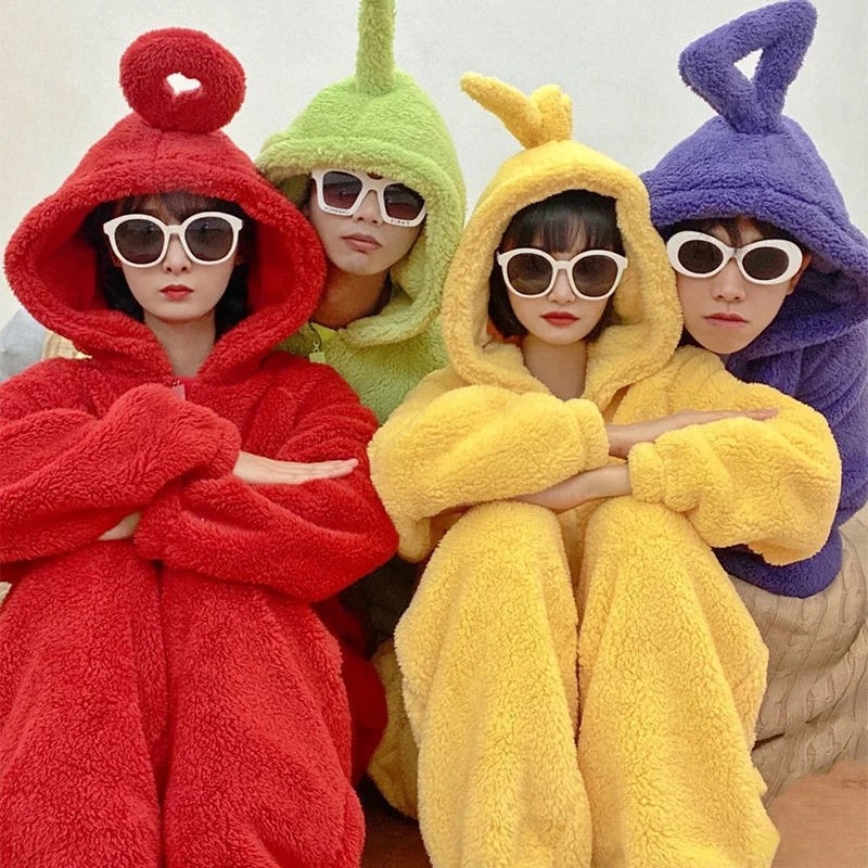 Teletubbies Kigurumi Onesie Pajamas Group Funny Cosplay Costume