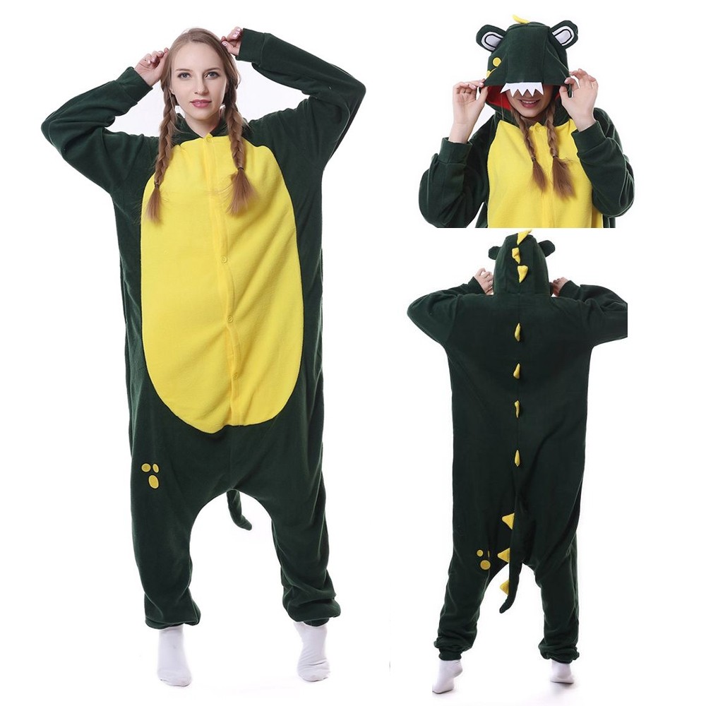 Crocodile Kigurumi Onesie Pajama Animal Costumes For Adult