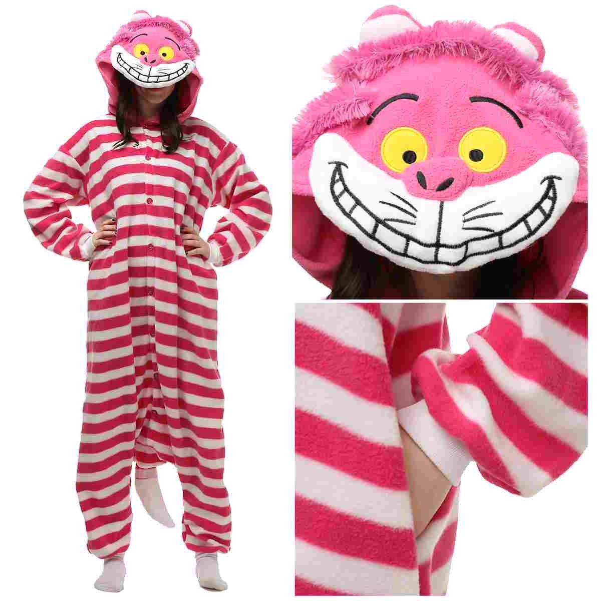 Cheshire Cat Onesie Pajamas Kigurumi For Adults
