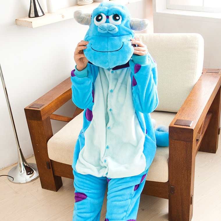 Monsters University James P. Sullivan Pajamas Animal Onesies Costume Kigurumi