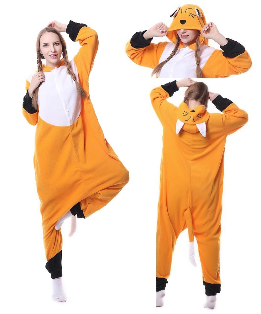 Red Fox Onesie Pajama Kigurumi Animal Costumes For Women & Men