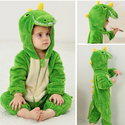 Green T-rex Infant Onesie Newborns Baby Romper Kigurumi Animal Toddler Costumes
