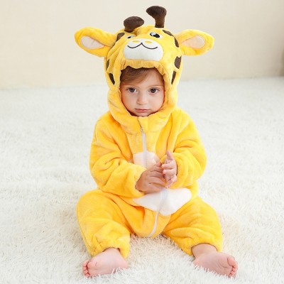 Cute Giraffe Infant Onesie Newborns Baby Romper Kigurumi Animal Toddler Costumes
