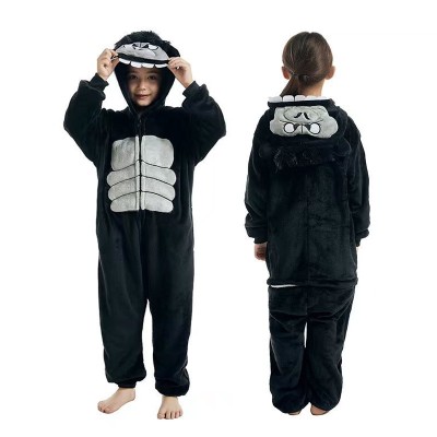 King Kong Onesie Pajamas Halloween Costume For Kids