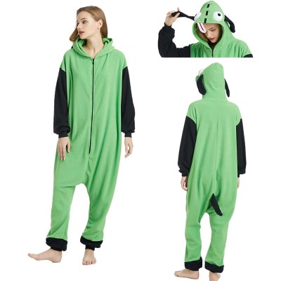 Green Monster Onesie Pajamas Halloween Kigurumi Costumes For Men & Women