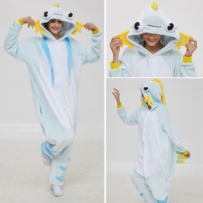 Light Blue Crap Kigurumi Onesie Pajama Adult Animal Costume