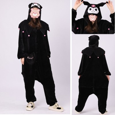 Cartoon Kuromi Onesie Pajamas Halloween Kigurumi Costumes For Men & Women