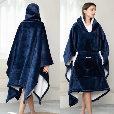 European and American Style Oversized Casual Hoodie Wearable TV Banket