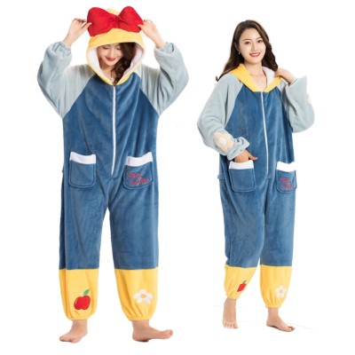  Snow White Kigurumi Onesies Pajama Halloween Christmas Costumes  For Adults