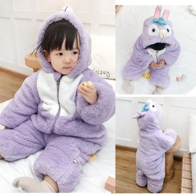 Cartoon StellaLou Onesie Thickened Newborn Warm Kigurumi Halloween Baby Toddler Costumes
