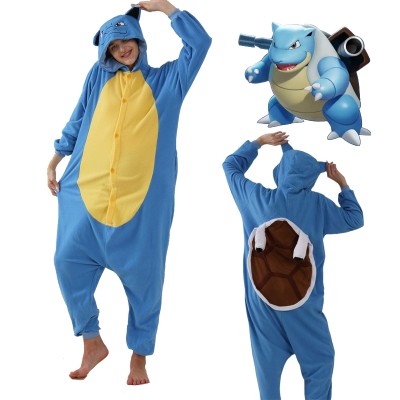 Pokemon Blastoise Onesie For Adult Halloween Costume