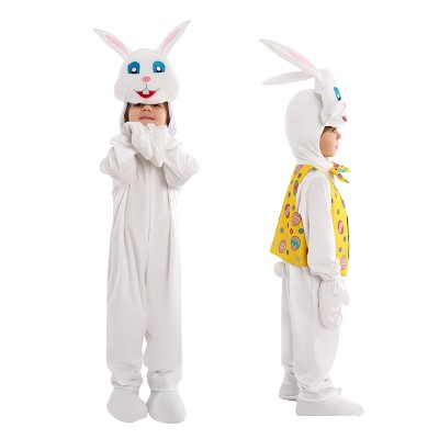 Easter Party White Rabbit Onesie Kugurumi Halloween Coustume For Kids