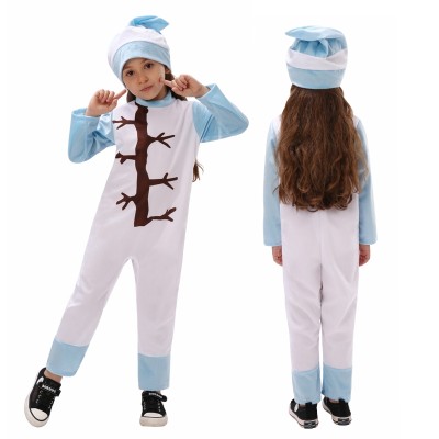 KIds New Snowman Onesie Kigurumi Christmas Costume