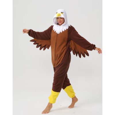 Bald Eagle Onesie Kigurumi Animal Pajamas For Halloween Adults Costumes