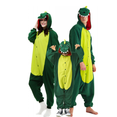  Green Dinosaur Onesies Kigurumi For Matching Family Halloween Costumes