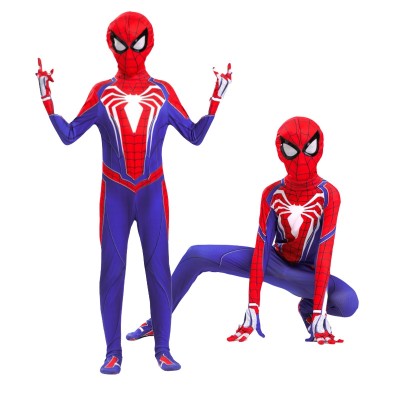  PS4 Game Spider-Man Jumpsuit For Kids Halloween Cosplay Costumes