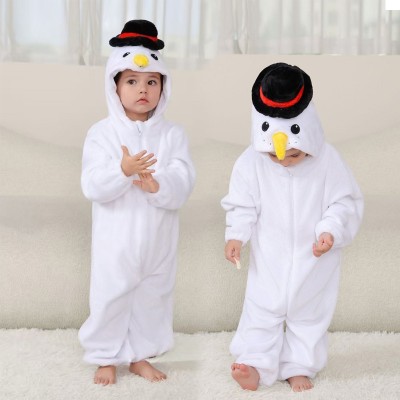  Snowman Baby Bobysuit Romper Infants Onesie Kigurumi For Hallowee Costumes