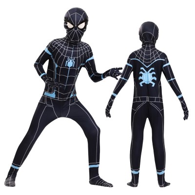  Spider-Man Into the Spider-Verse Bodysuit For Kids Halloween Cosplay Costumes