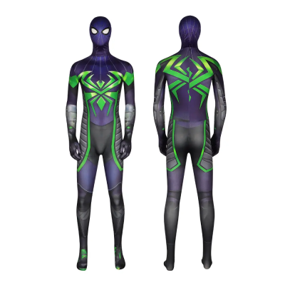 Spider-Man PS5 Purple Reign Jumpsuit For Halloween Adult Cosplay Costume
