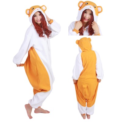 Cartoon Hamster Kigurumi Onesie Pajama Funny Couple Animal Costumes