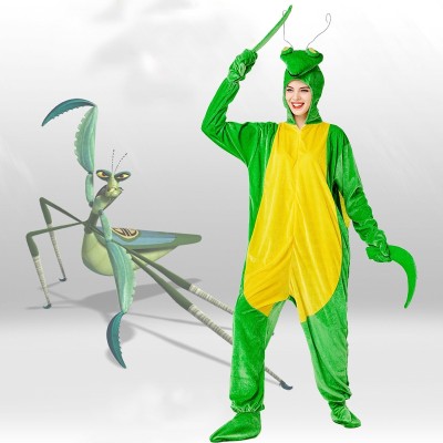 Green Mantis Onesies Kigurumi For Halloween Adults Costumes
