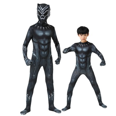 Black Panther Matching Family Jumpsuit For Halloween Costumes