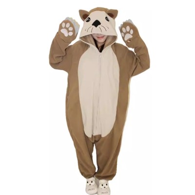 Cartoon Animal Otter Onesie Kigurumi Pajama Costume For Adult 