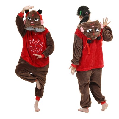Demon Child Nezha Onesies Kigurumi For Halloween Kids Costumes