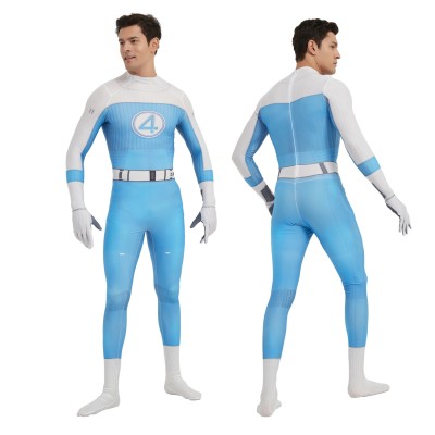 Fantastic Four First Steps Human Torch Bodysuit For Halloween Adults Costumes