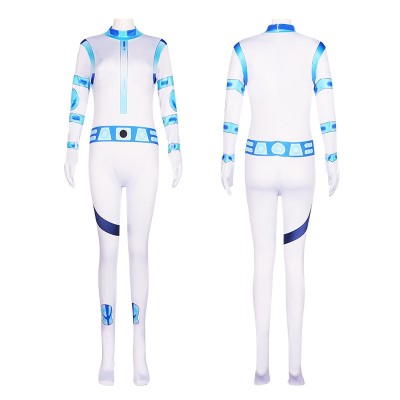 Kim Possible White Adult Bodysuit For Halloween Cosplay Costume