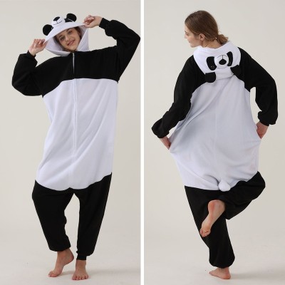 Kung Fu Panda Kigurumi Onesie For Halloween Adult Animal Costumes Zipper Edition