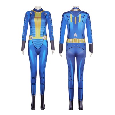 Fallout Lucy MacLean Vault 33 Jumpsuit For Female Halloween Costume