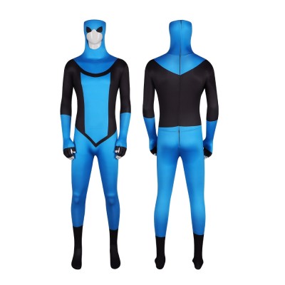Invincible Mark Grayson Blue Bodysuit For Halloween Adults Cosplay Costume