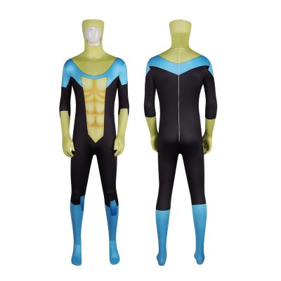 Invincible Mark Grayson Yellow Jumpsuit For Adult Halloween Cosplay Costume