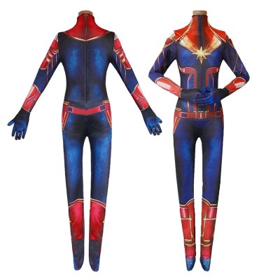 Ms. Marvel Kamala Khan Cosplay Bodysuit For Halloween Adult Costumes