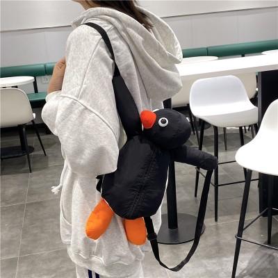 Funny Cute Cuddle Penguin Plush Stuffed Cartoon Backpack For Teens Boys and Girls