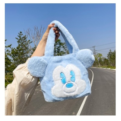 Blue Mickey Cute Cartoon Animal Plush Doll Handbag