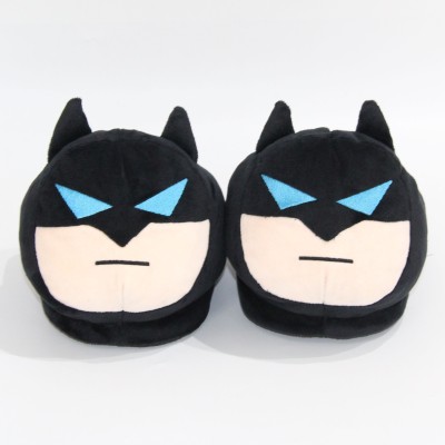 Comic Batman Plush Stuffed Indoor Couple Slippers 